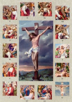 画像1: ボネラポストカード 十字架の道行 (5枚組)