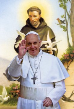 画像1: 教皇フランシスコのポストカード B (5枚組)  ※返品不可商品