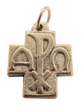 イタリア直輸入 王たるキリストの小十字架メダイ ※返品不可商品