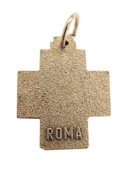画像2: イタリア直輸入 王たるキリストの小十字架メダイ ※返品不可商品