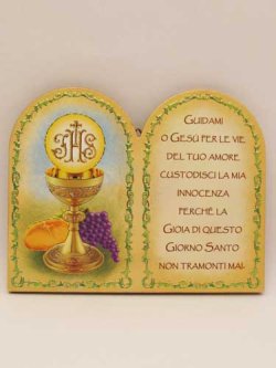 画像1: イタリア直輸入 プラスチック製卓上飾り（初聖体）