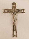 イタリア直輸入金属十字架（12.2cm×7.9cm）