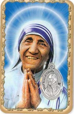 画像1: マザー・テレサ メダイ入りカード　