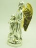 画像2: レジン製子どもと守護の天使の像(銀メッキ加工） (2)