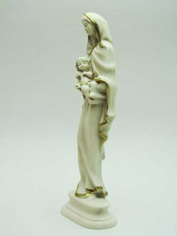 画像2: レジン製聖母子（アイボリー）