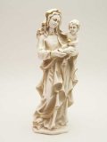 レジン製聖母子像（アイボリー）