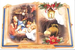 画像1: 二つ折りクリスマスカード 0634-2 ※返品不可商品
