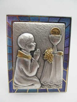 画像1: イタリア直輸入初聖体の卓上飾り（男の子）