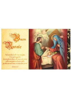 画像1: イタリア製クリスマスシングルカード ※返品不可商品