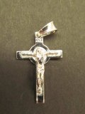 イタリア直輸入 SILVER925聖ベネディクトの小十字架