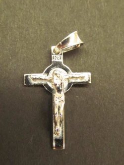 画像1: イタリア直輸入 SILVER925聖ベネディクトの小十字架