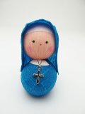 起き上がり人形 Sr.スコラスチカ（青） ※返品不可商品