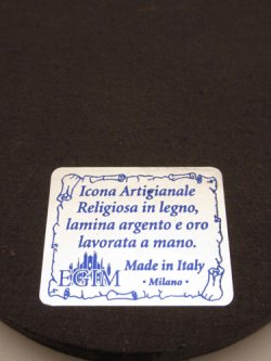 画像3: イタリア直輸入デコパージュ板絵（無原罪の聖母）※返品不可商品