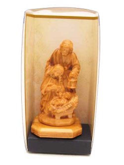 画像5: イタリア製木彫り像（聖家族）