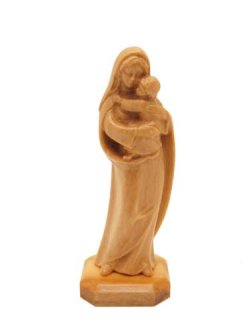 画像1: イタリア製木彫り像（聖母子）