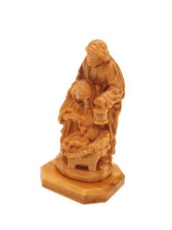 画像2: イタリア製木彫り像（聖家族）