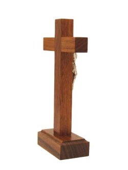 画像3: イタリア直輸入木製台付十字架（像付）