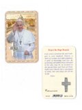  教皇フランシスコ十字架メダイ付きカード 