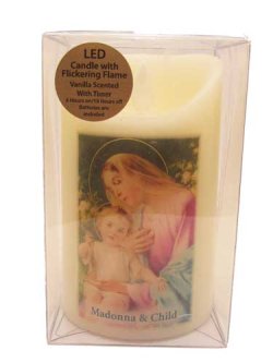 画像1: LED REAL CANDLE with Vanilla Wax（Mother)