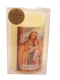 LED REAL CANDLE with Vanilla Wax（St.Joseph)