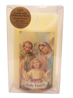 画像1: LED REAL CANDLE with Vanilla Wax（Holy Family)