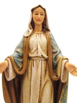 画像3: 聖像 再生木材製無原罪の聖母マリア(Our Lady of Grace）
