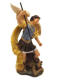 画像4: 聖像 再生木材製大天使聖ミカエル像(St.Michael Archangel）