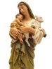 画像3: 聖像 再生木材製聖母子とひつじ像(Mary with Child and sheep） (3)