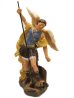 画像1: 聖像 再生木材製大天使聖ミカエル像(St.Michael Archangel） (1)