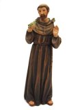 聖像 再生木材製アッシジの聖フランシスコ像(St.Francis）