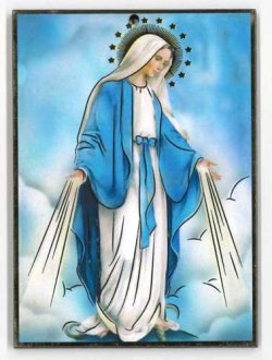 画像1: イタリア製板絵　無原罪の聖母
