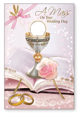 画像1: ハンドメイドウエディングカード（Mass On Your Wedding Day )  ※返品不可商品