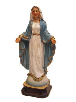 画像1: レジン製無原罪の聖母マリア像