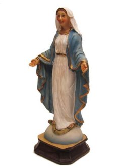 画像2: レジン製無原罪の聖母マリア像