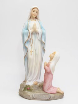 画像1: 聖像 ルルドの聖母とベルナデッタ  No.52715
