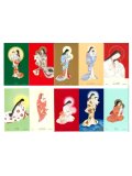 日本的な聖母子ご絵（10種セット)　※返品不可商品
