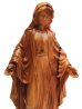 画像2: オリーブ製木彫り像（無原罪の聖母）約17cm (2)