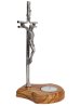 画像2: 金属像付オリーブ製キャンドルホルダー（像付十字架）  (2)