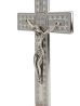 画像3: 台付十字架（聖ベネディクト・銀白 13.5cm） ※返品不可商品  (3)
