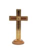 画像3: 台付十字架（聖ベネディクト・金黒 13.5cm） ※返品不可商品  (3)