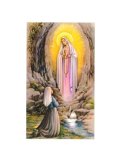 ご絵  ルルドの聖母とベルナデッタ  (10枚セット) ※返品不可商品