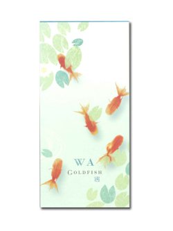 画像1: 一筆箋　WA  GoldFish ※返品不可商品