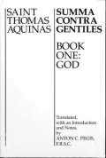 Saint Thomas Aquinas-Summa contra gentiles-Book one: God