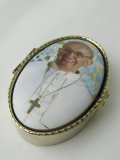 メタル製 小物入れ 教皇フランシスコ