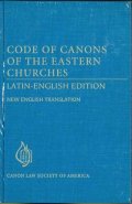 Code of Canons of the Eastern Churches-Latin-English edition