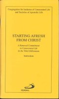 Starting Afresh from Christ