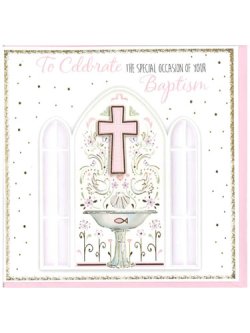 画像1: グリーティングカード（Baby Girl Baptism )  ※返品不可商品