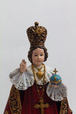画像3: 聖像 再生木材製 プラハの幼子イエス(Infant of Prague）