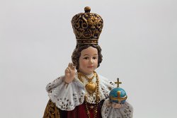 画像4: 聖像 再生木材製 プラハの幼子イエス(Infant of Prague）