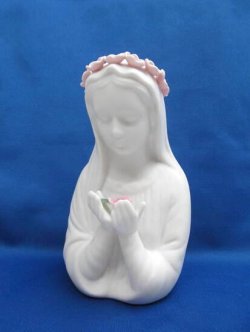 画像1: 薔薇の聖母胸像 高さ13cm ※返品不可商品